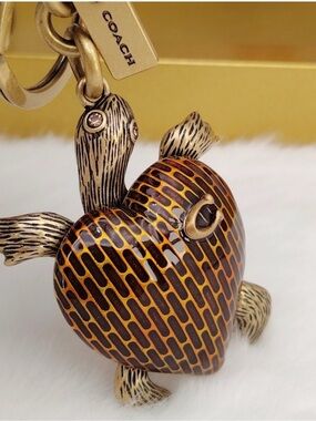 Turtle bag charm